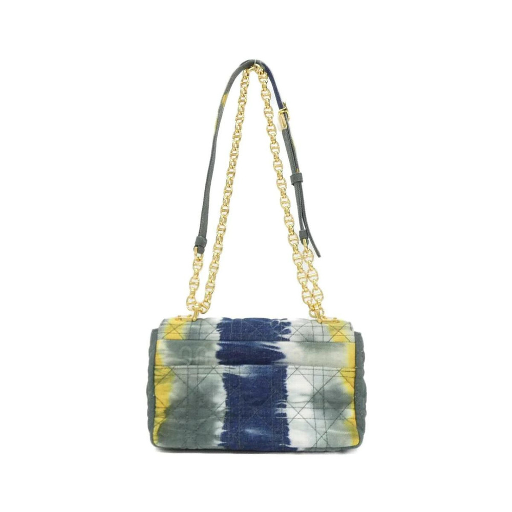 Dior  Caro Christian tiedye Bag cannage multicolour denim Blue